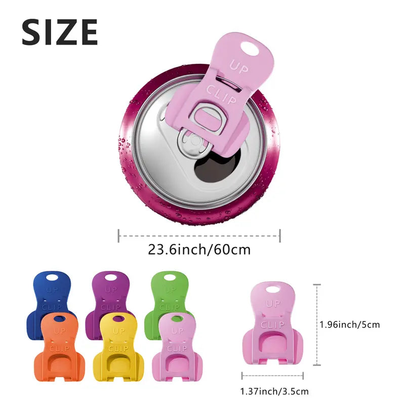 ✅Azokro® Complete Cover Easy Tab Opener New and Improved 6PK Beverage Barricade 2.0 Colorful Drink Can Protector Cap for Soda, Beer, Coke Shields From Bugs, Bees, Dust at the Party, BBQ, Beach