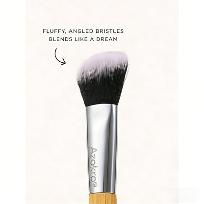 ✅Azokro® concealer paw brush - angled for seamless application