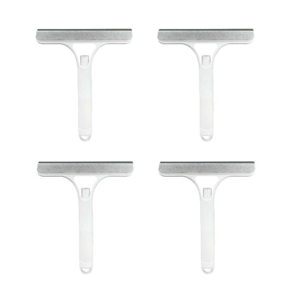 ✅Azokro® Pro 3 in 1 Window Cleaning Scraper with 2 Replaceable Cleaning Cotton Strips, 3 in 1 Spray Squeegee, Window Squeegee, Suitable for Cleaning Bathroom Glass, Mirrors, Car Windows