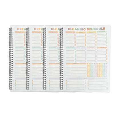 ✅Azokro® 【ADHD Cleaning Planner】 A4 Size Daily Schedule & focus Checklist Notebook for Home Office & Dorm Use Durable Cover Smooth Pages Office Stationery Essential - Plannerbook