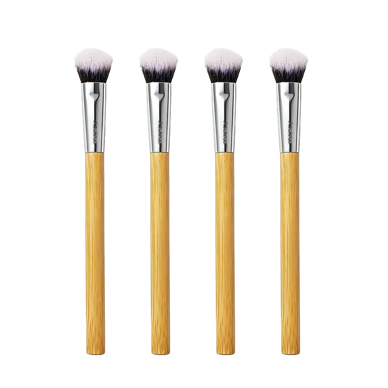 ✅Azokro® concealer paw brush - angled for seamless application