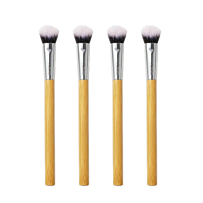 ✅Azokro® concealer paw brush - angled for seamless application