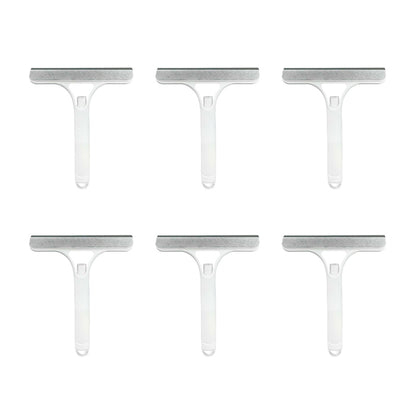 ✅Azokro® Pro 3 in 1 Window Cleaning Scraper with 2 Replaceable Cleaning Cotton Strips, 3 in 1 Spray Squeegee, Window Squeegee, Suitable for Cleaning Bathroom Glass, Mirrors, Car Windows