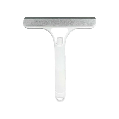 ✅Azokro® Pro 3 in 1 Window Cleaning Scraper with 2 Replaceable Cleaning Cotton Strips, 3 in 1 Spray Squeegee, Window Squeegee, Suitable for Cleaning Bathroom Glass, Mirrors, Car Windows
