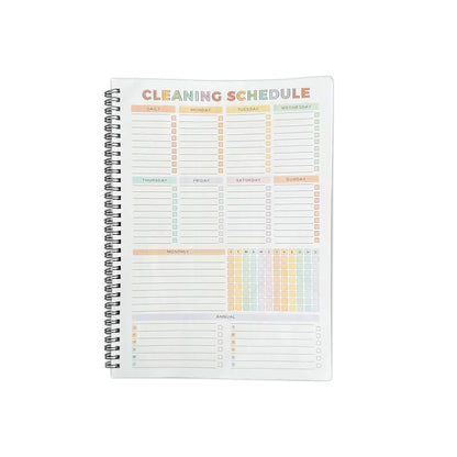✅Azokro® 【ADHD Cleaning Planner】 A4 Size Daily Schedule & focus Checklist Notebook for Home Office & Dorm Use Durable Cover Smooth Pages Office Stationery Essential - Plannerbook