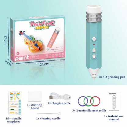 💫Azokro® 3D-Pen-Craft figurines, animals, cars, houses, characters, decorations and their own wonderful imaginary worlds.