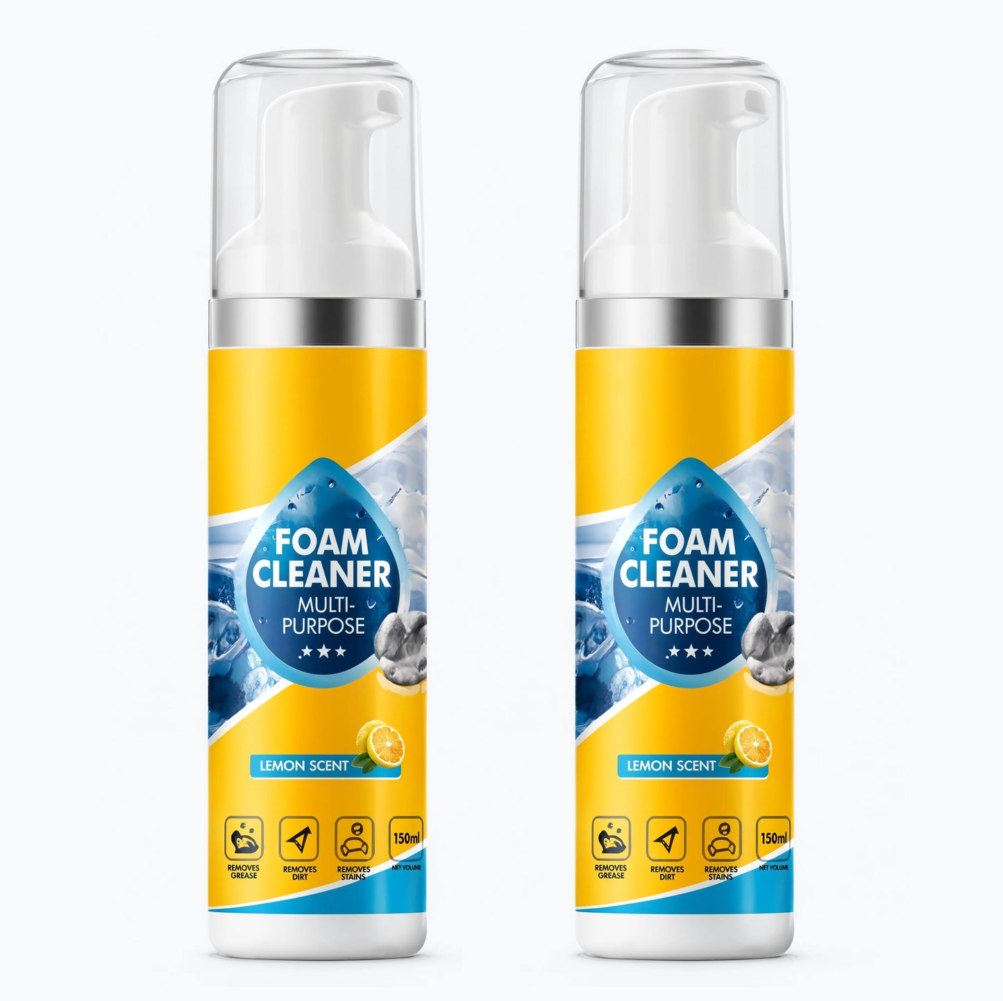 Azokro®Powerful & Multipurpose Car Interior Foam Cleaner, All-Purpose Rinse-Free Foam Cleaner Spray, Multifunctional Car Interior Cleaner, Foam Cleaner All Purpose for Car, Kitchen, Bathroom