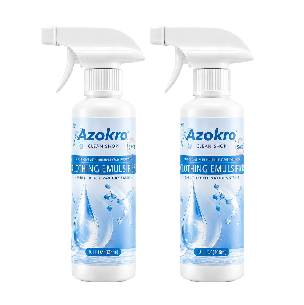 Azokro®Clothing Emulsifier, 2026 Upgrade Non Ionic Emulsifier Clothing Cleaner No Damage Fabric Spot, Multi-Purpose Stain Remover