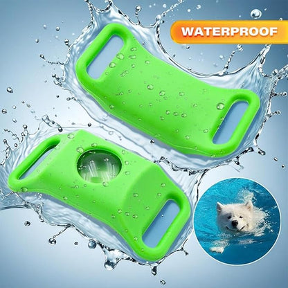 Azokro®12 Months Flea and Tick Free,Waterproof Design, Long Lasting Protection, Extremely Stretchable - Fits Every Dog, for Rain, Mud, River, Swim