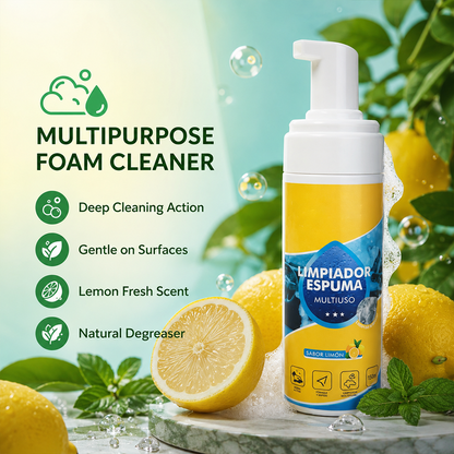 Azokro®Powerful & Multipurpose Car Interior Foam Cleaner, All-Purpose Rinse-Free Foam Cleaner Spray, Multifunctional Car Interior Cleaner, Foam Cleaner All Purpose for Car, Kitchen, Bathroom