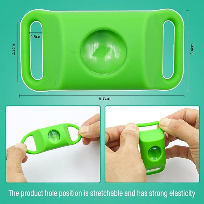 Azokro®12 Months Flea and Tick Free,Waterproof Design, Long Lasting Protection, Extremely Stretchable - Fits Every Dog, for Rain, Mud, River, Swim