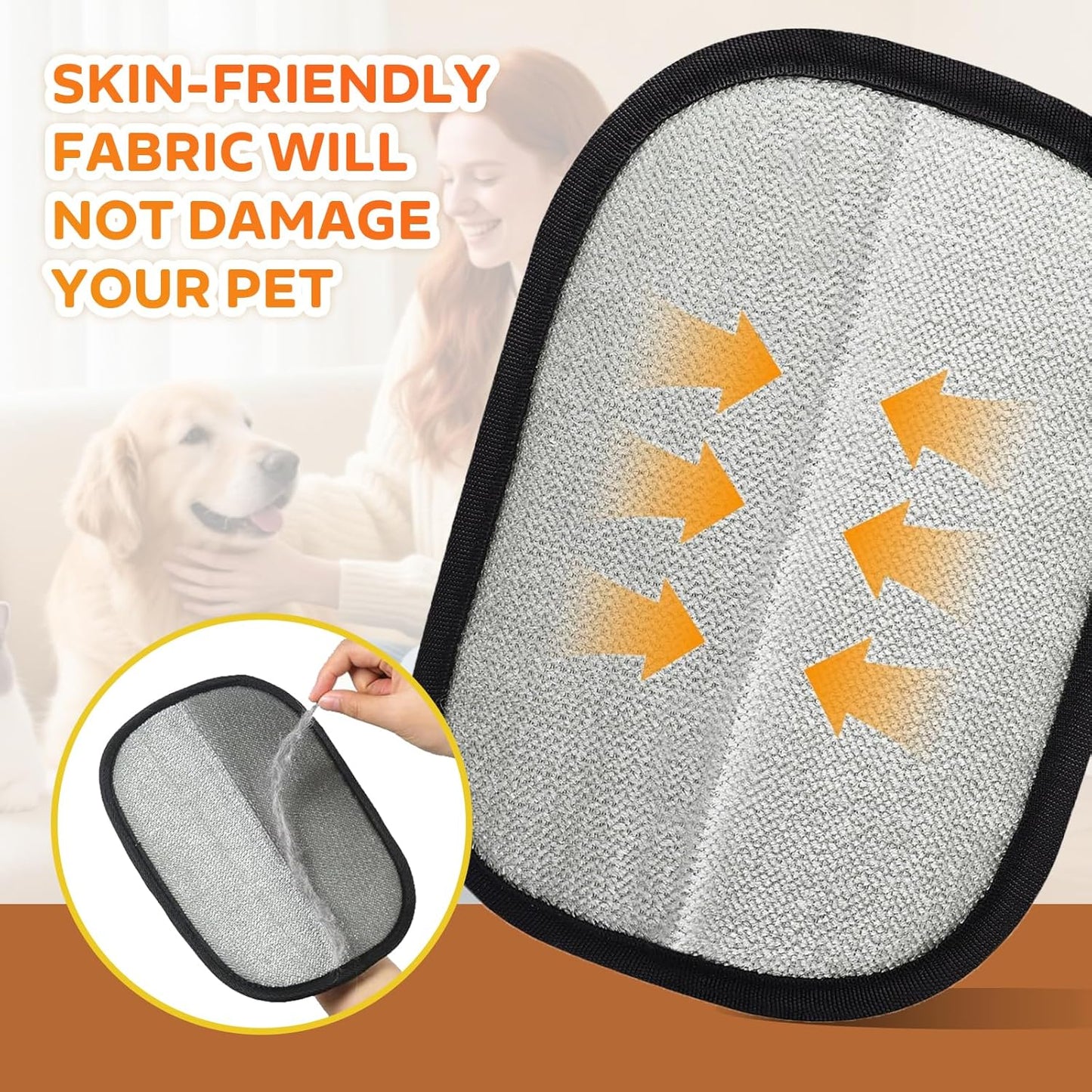 ✅Azokro® 3-in-1 Pet Grooming, Cleaning & Hair Removal Electrostatic Glove