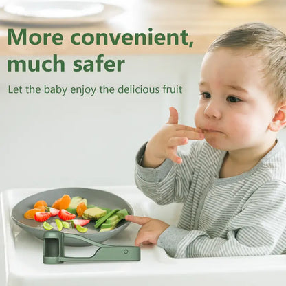 ✅Azokro® Grape Cutter for Toddlers 1-3 - Stainless Steel Baby Fruit Slicer Safe & Easy Grape, Cherry Tomato, Strawberry, Blueberry Cutter - Lightweight Kitchen Gadget for Fruit Salad & Cake Decor