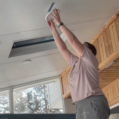 ✅Azokro®Rechargeable Motion Sensor Ceiling Light with Remote - Magnetic Wireless Ceiling Light Battery Powered for Closet Shower Stairs Shed Hallway ect