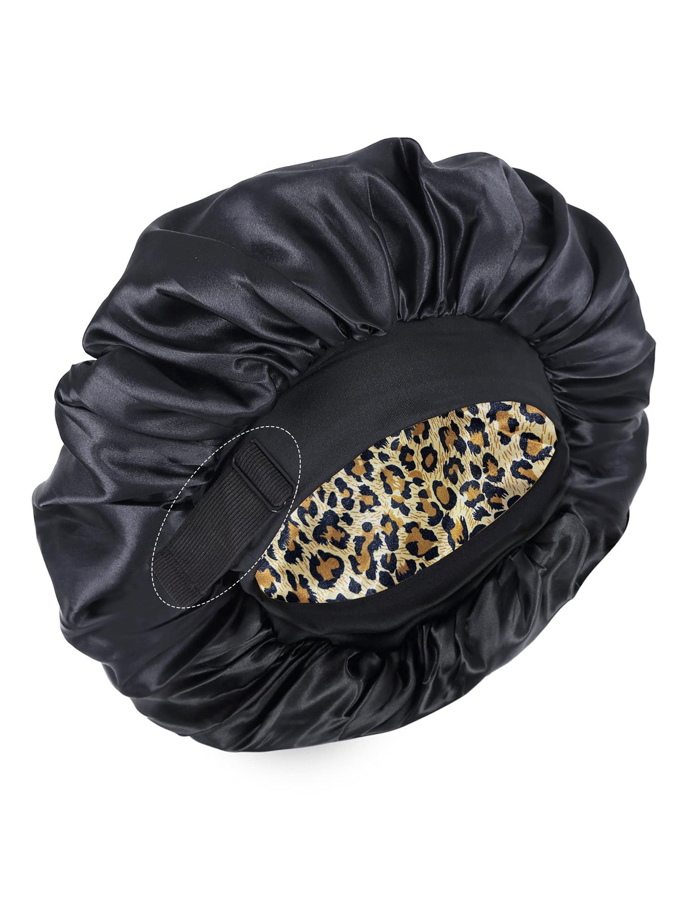 🔥Azokro® Silk Bonnet for Sleeping, Double Layer Satin Adjustable Straps lined Hair Bonnets（One Bonnet for Sleep, Beauty Routine & Everyday Comfort）