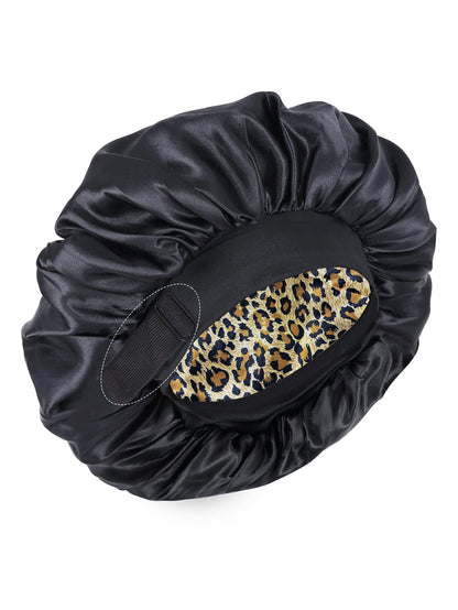 🔥Azokro® Silk Bonnet for Sleeping, Double Layer Satin Adjustable Straps lined Hair Bonnets（One Bonnet for Sleep, Beauty Routine & Everyday Comfort）