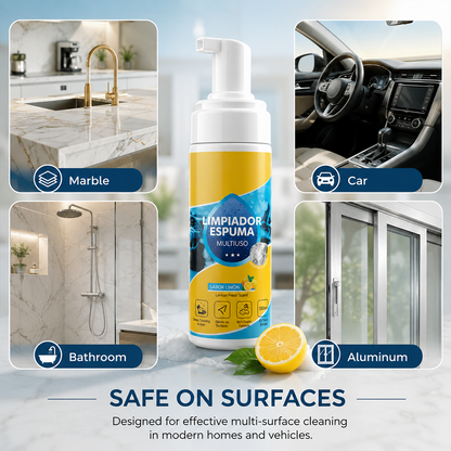 Azokro®Powerful & Multipurpose Car Interior Foam Cleaner, All-Purpose Rinse-Free Foam Cleaner Spray, Multifunctional Car Interior Cleaner, Foam Cleaner All Purpose for Car, Kitchen, Bathroom